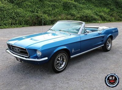 Ford Mustang V8 Cabrio Blue - SOLD